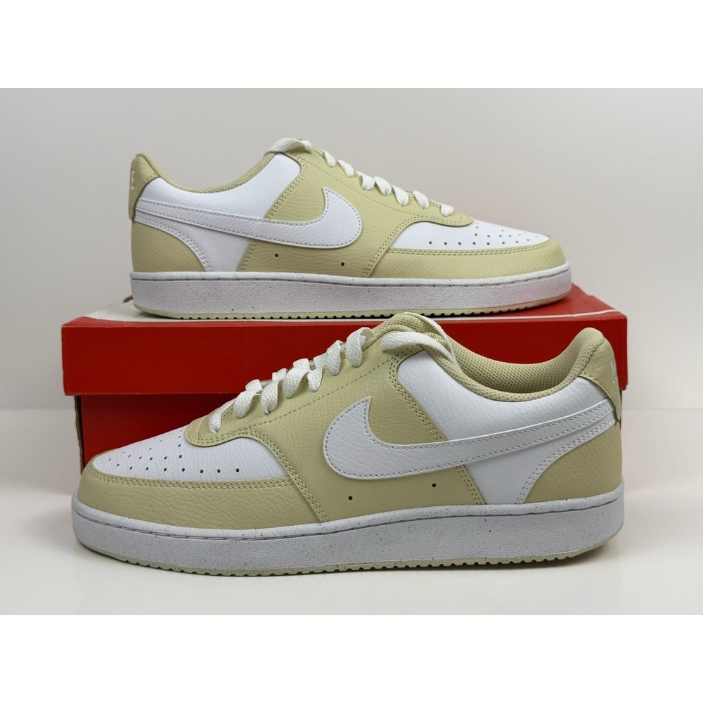 Nike Court Visions Low Sneaker Men's Size 10 Khaki/White HM9862-200
